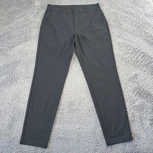 Fabletics The Don Trouser Pants Mens 31x30 Gray Classic Quick Dry Travel